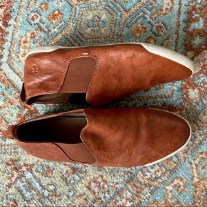 Frye Whiskey Leather Slip-on Shoes - Size 9